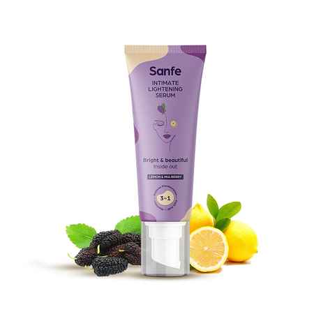 Sanfe Intimate Lightening Serum - 50g | For Dark Underarms Inner Thighs Knees And Bikini Area