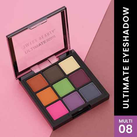 Buy Swiss Beauty Ultimate Eyeshadow Palette Kit 8(9 g) - Purplle