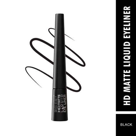 Buy Swiss Beauty HD Matte Liquid Eyeliner Black (2.5 ml) - Purplle