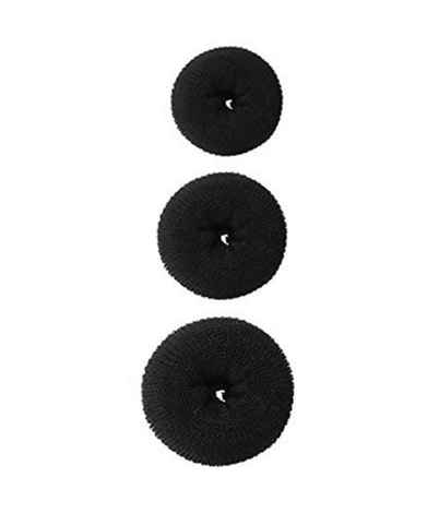 Buy Bronson Professional Hair Donuts, Black (Pack Of 3) - Purplle