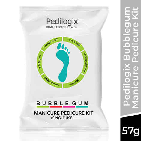 Buy O3+ Pedilogix Bubblegum Manicure Pedicure Kit for Hand and Feet Lightening, Softening and Massage (57 g) - Purplle