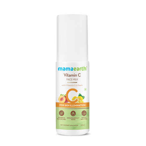 Buy Mamaearth Vitamin C Face Milk with Vitamin C and Peach for Skin Illumination (100 ml) - Purplle