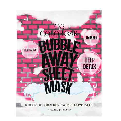Buy Colorbar Cosmetics Bubble Away Sheet Mask-28gm BAM001 - Purplle