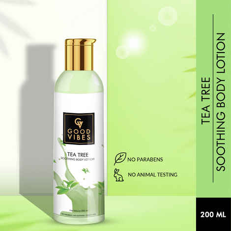 Buy Good Vibes Intense Hydration Body Lotion - Tea Tree (200 ml) - Purplle