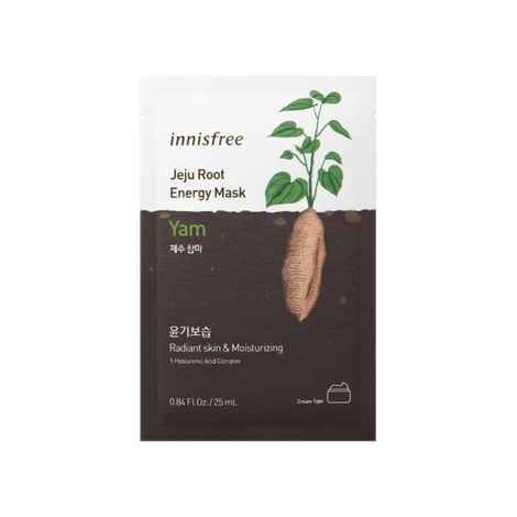 Buy Innisfree Jeju Root Energy Mask - Yam (25 ml) - Purplle