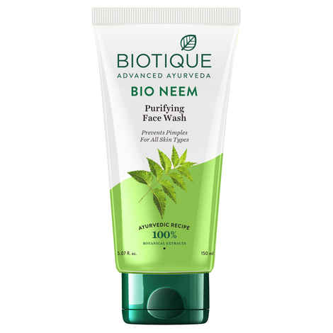 Buy Biotique Bio Neem Purifying Face Wash (150 ml) - Purplle