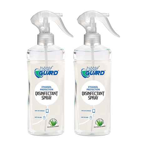 Buy Aryanveda Bodyguard Hygiene Cleanser Alcohol-Based Disinfectant Spray (200 ml) Per Bottle (Pack of 2) - Purplle