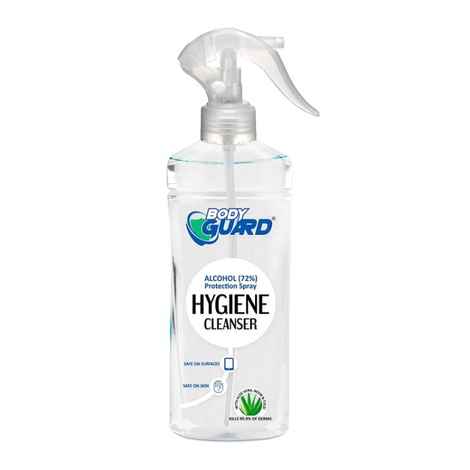 Buy Aryanveda Bodyguard Hygiene Cleanser Alcohol-Based Disinfectant Spray (500 ml) - Purplle