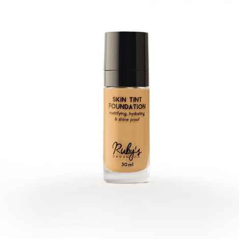 Buy Ruby's Organics Skin-tint mattifying foundation - M 02 - Purplle