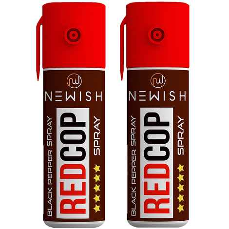 Buy Newish : Powerful Black Pepper Spray Self Defence for Women Pack of 2 (Each : 55 ml / 35 g) - Purplle