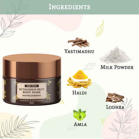 Buy ANG-TATVA Sunkissed Skin Body Mask Smoothens And Brightens Skin - Purplle