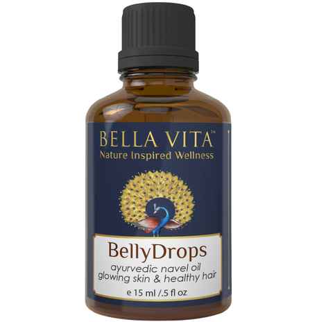 Buy Bella Vita Organic Belly Drops Ayurvedic Navel Oil For Luminous Skin & Healthy Hair (15 ml) - Purplle