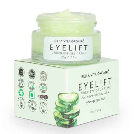 Buy Bella Vita Organic EyeLift Under Eye Cream for Dark Circles, Puffy Eyes & Wrinkles, For Men & Women (20 Gram) - Purplle