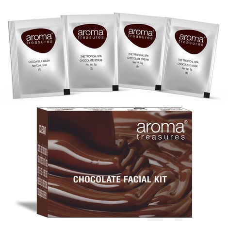 Buy Aroma Treasures Chocolate Facial Kit (One Time Use) - Purplle