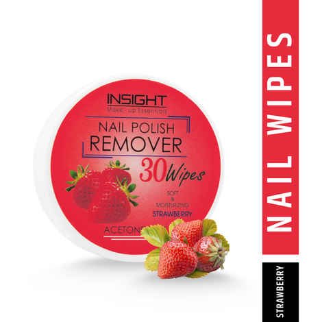 Buy Nail Polish Remover Wipes_Strawberry (30 Wipes) - Purplle