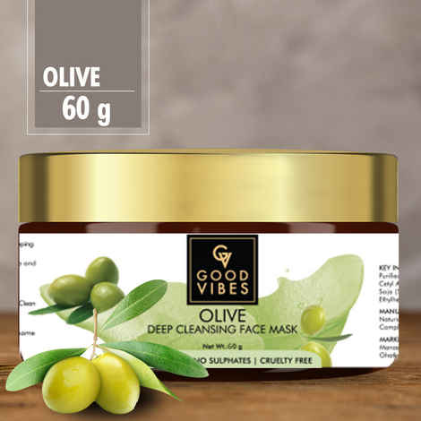 Good Vibes Deep Cleansing Face Mask - Olive (60 g)