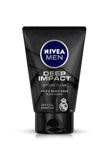 Buy Nivea Men Deep Impact Intense Clean Face Wash (100 ml) - Purplle
