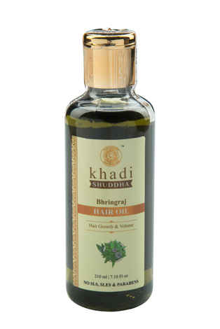 Buy Khadi Shuddha Bhringraj Hair Oil - Hair Grow & Volumnizer (Sls, Sles & Paraben Free) - Purplle