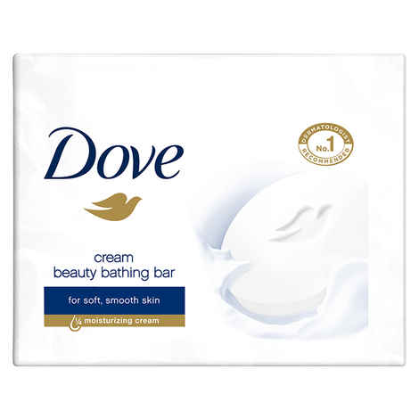 Buy Dove Cream Beauty Bathing Bar 3x (100 g) - Purplle