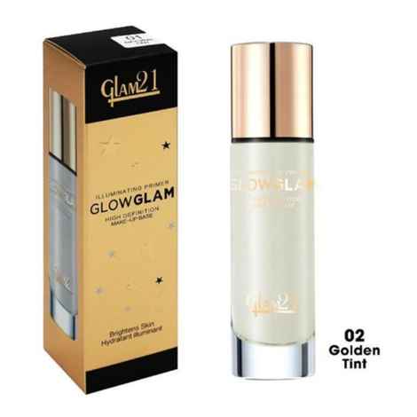 Buy Glam21 Glow Glam Illuminating Primer High Definition Make Up Base 40gm (FP3004-Golden Tint) - Purplle