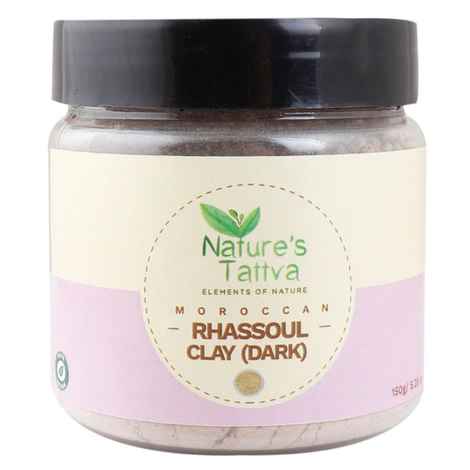 Buy Nature's Tattva Moroccan Rhassoul Clay (Dark) (150 g) - Purplle