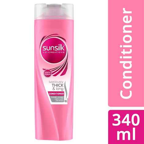 Buy Sunsilk Lusciously Thick & Long Conditioner (340 ml) - Purplle