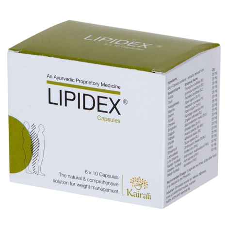 Buy Kairali Lipidex Capsules - The natural & comprehensive solution for weight management (6 x 10 Capsules) - Purplle