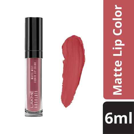 Buy Lakme Absolute Matte Melt Liquid Lip Color - Vintage Pink (6 ml) - Purplle