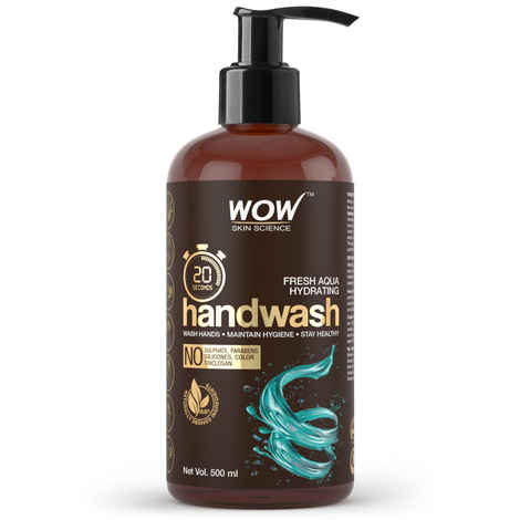 Buy WOW Skin Science Fresh Aqua Hydrating Handwash (500 ml) - Purplle