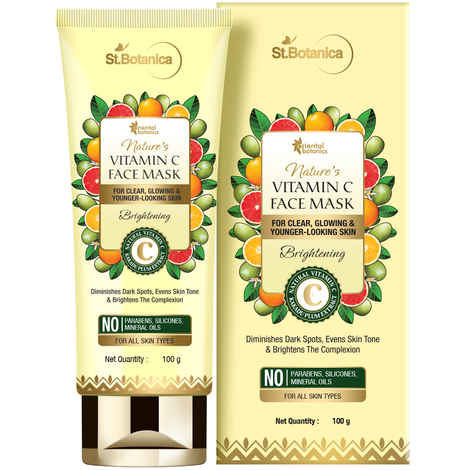 Buy Oriental Botanics Nature's Vitamin C Brightening Face Mask - With Kakadu Plum - For Bright, Glowing And Younger Looking Skin - No Parabens, Silicone, Mineral Oils (100 g) - Purplle