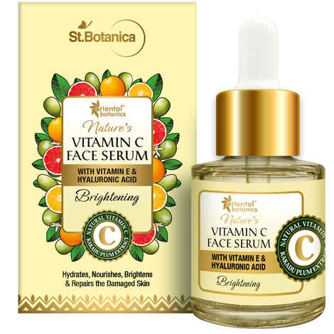 Buy Oriental Botanics Nature's Vitamin C Brightening Face Serum With Vitamin E And Hyaluronic Acid - With Kakadu Plum (20 ml) - Purplle