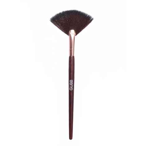 Buy GUBB Fan Brush for Face Makeup, Highlighter Wooden Makeup Brush - Purplle