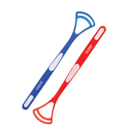 Buy GUBB Plastic Tongue Cleaner for Kids & Adults, Tongue Scraper Set of 2 - Purplle