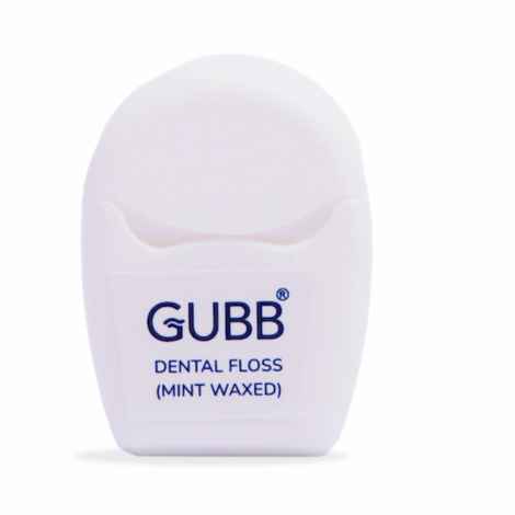 Buy GUBB Dental Floss Thread For Teeth, Mint Waxed - 10M - Purplle