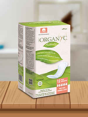 Buy Organyc Maternity Pads for First Days - Purplle
