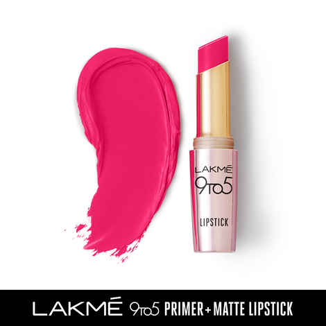 Buy Lakme 9TO5 Primer + Matte Lip Color MP1 Pink Perfect (3.6 gm) - Purplle