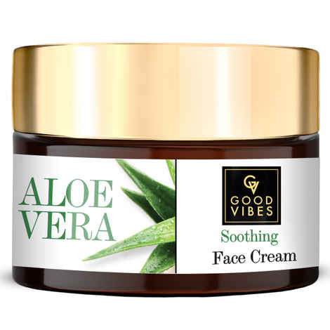 Buy Good Vibes Soothing Face Cream - Aloe Vera (50 g) - Purplle