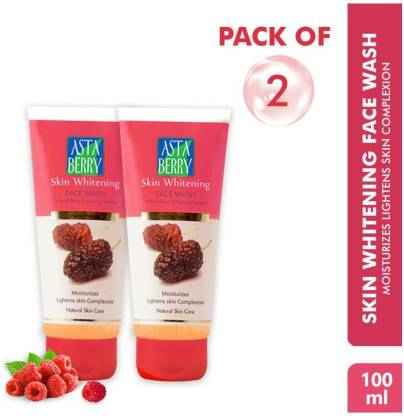 Buy Astaberry Skin Whitening 100ml (Pack of 2) Reduces Pigmentation Face Wash (200 ml) - Purplle