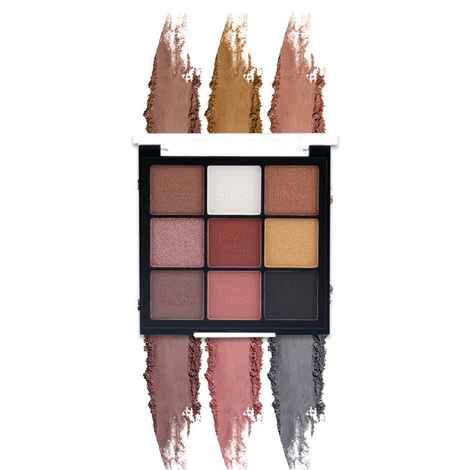 Buy Miss Rose 9 Color Matte & Shimmer Nude Eyeshadow Palette 7001-486Z1 01 - Purplle