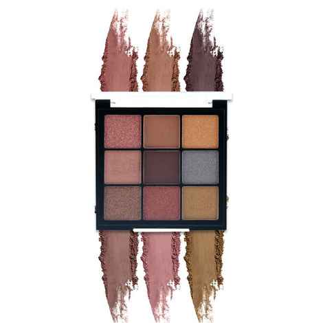 Buy Miss Rose 9 Color Matte & Shimmer Nude Eyeshadow Palette 7001-486Z1 04 - Purplle