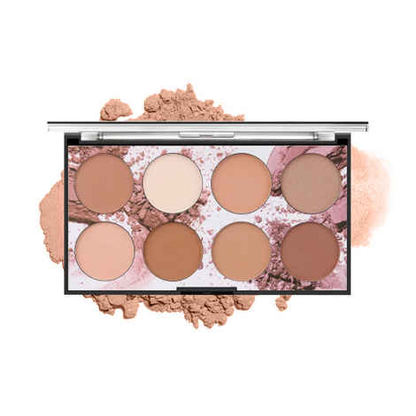 Buy Miss Rose 8 Color Highlighter/Contour Palette 7003-050 1 1 - Purplle