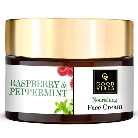 Buy Good Vibes Nourishing Face Cream - Raspberry and Peppermint (50 g) - Purplle
