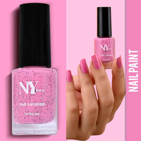 Buy NY Bae Big Apple Cookies Nail Lacquer - Vanilla Blueberry 4 (6 ml) | Pink | Matte | Rich Pigment | Chip-proof | Quick Drying | Cruelty Free - Purplle