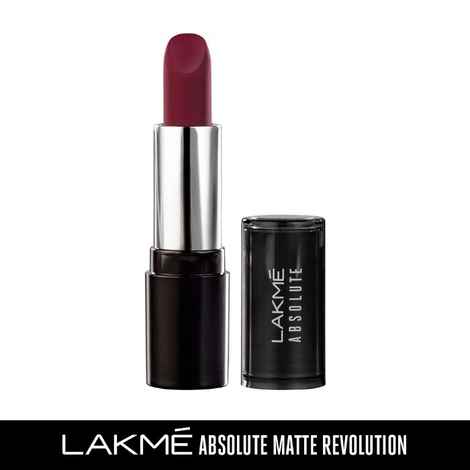 Buy Lakme Absolute Matte Revolution Lip Color - Burgundy Blast 502 (3.5 g) - Purplle