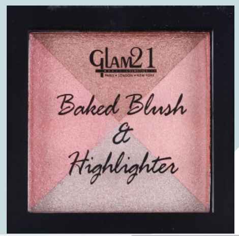 Buy Glam21 Baked Blush & Highlighter (7 g) (B-54-01) - Purplle