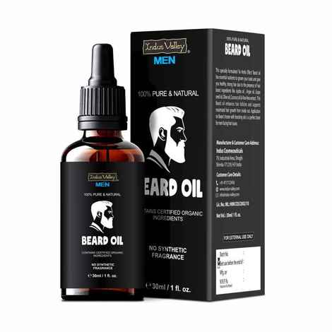 Buy Indus Valley Men's Beard And Hair Growth Oil - (30 ml) - Purplle