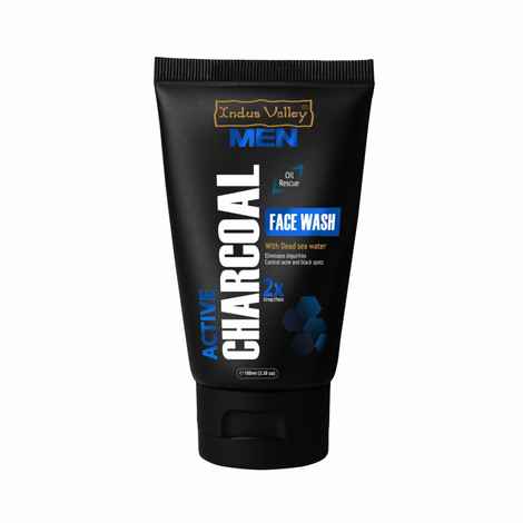 Buy Indus Valley Activated Charcoal Facewash 100 ml - Purplle