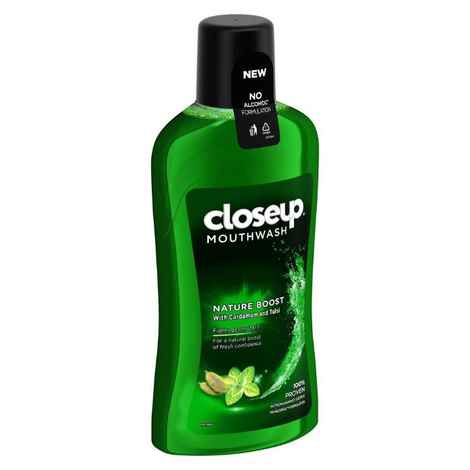 Buy Closeup Nature Boost Mouthwash (500 ml) - Purplle
