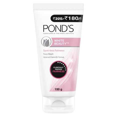 Buy Ponds Bright Beauty Facewash with Niacinamide |For Glass Skin-like Shine | Enriched with Vitamin B3| 150gm - Purplle