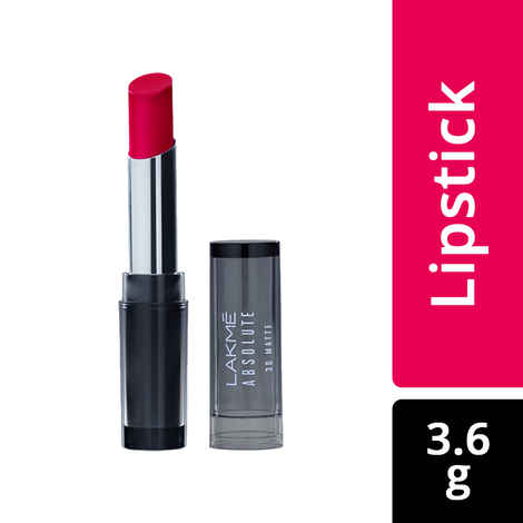 Buy Lakme Absolute 3D Lipstick, Pink Passion (3.6 g) - Purplle